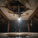 ceiling water stains caused by a hidden plumbing roof leak